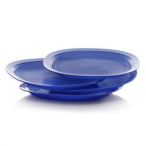 Tupperware® Microwave Reheatable Luncheon Plates | Reusable. Set of 4