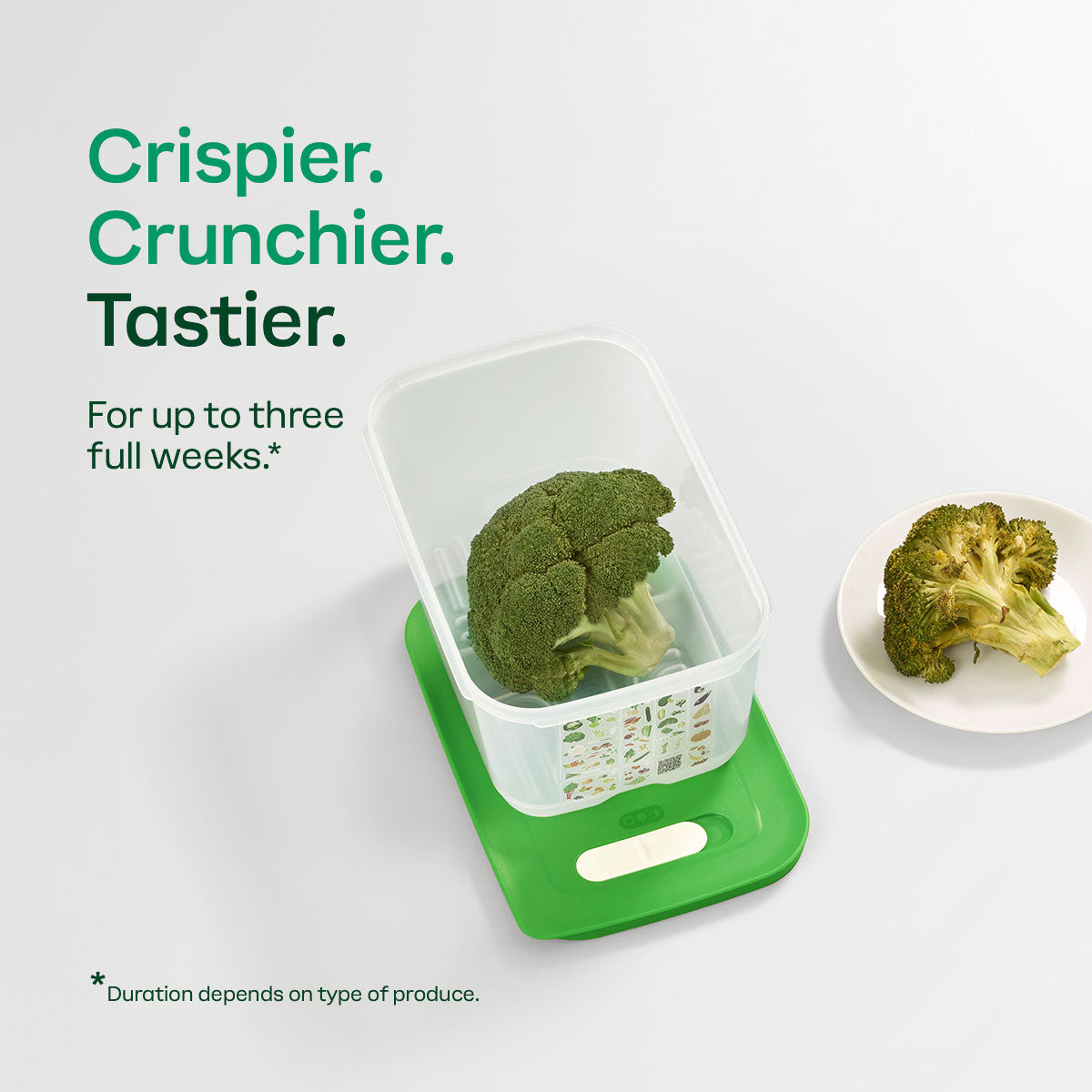 Tupperware? FridgeSmart? Vertical | Produce Storage Container With Lid - Image 5