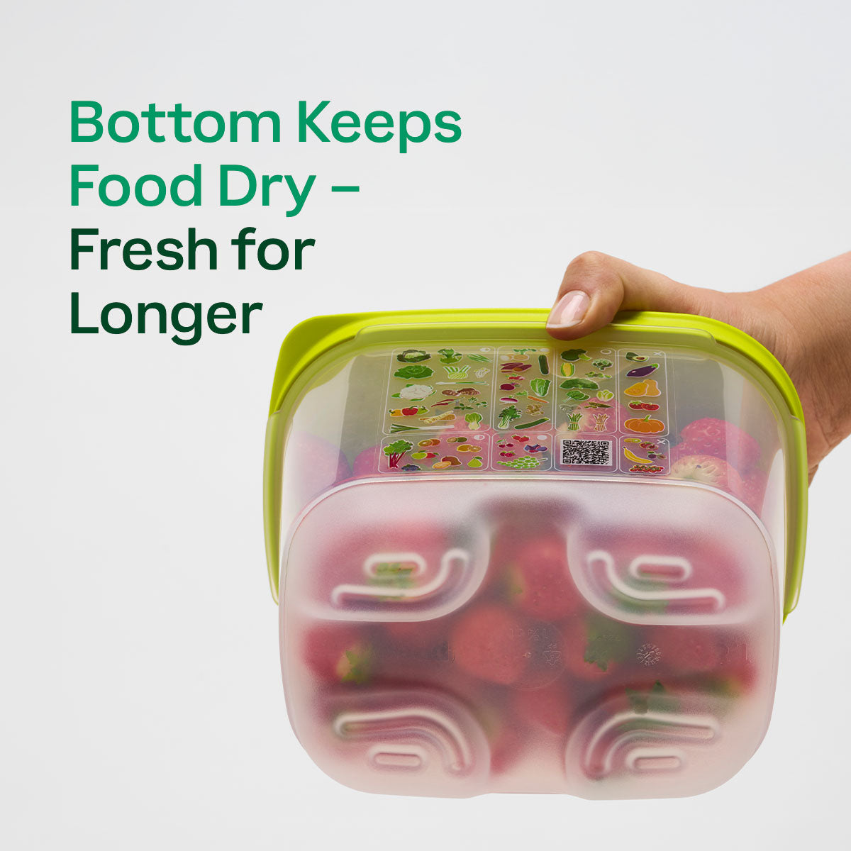 Tupperware? FridgeSmart? Vertical | Produce Storage Container With Lid - Image 7