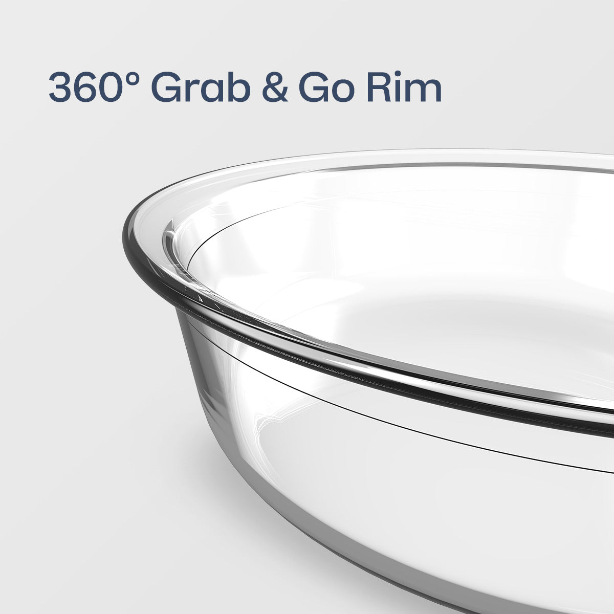 Tupperware Voila? Glass Bakeware Set of 3 | Square. Round & XL Rectangular - Image 7